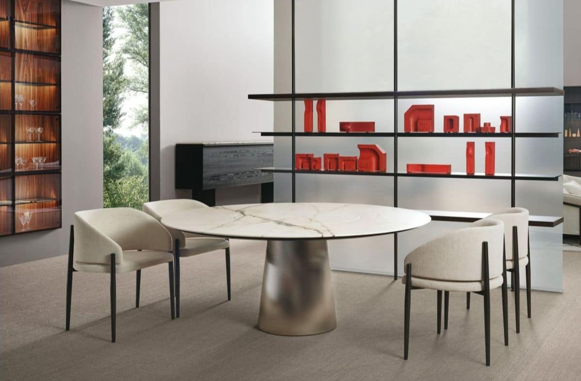 Read more about the article PORRO | ELEVATE YOUR SPACE: MATERIC & MATERIC OVALE TABLES