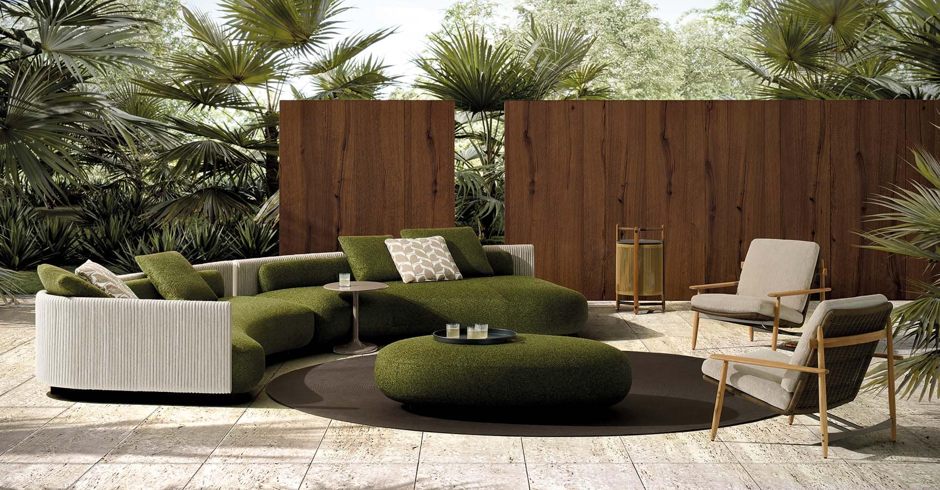 Read more about the article MINOTTI: DISCOVER THE LATEST OUTDOOR COLLECTION, WHERE FORM MEETS MATERIAL