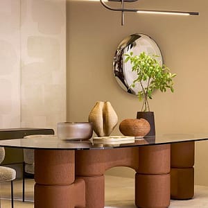 Gallotti&Radice Molecola table glass